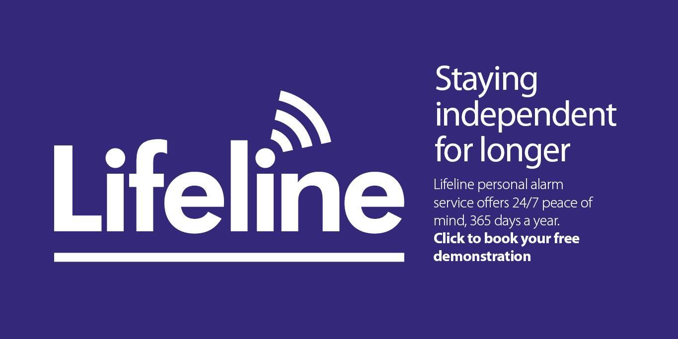 Lifeline: staying independent for longer. Lifeline personal alarm service offers 24/7 peace of mind, 365 days a year. Click to book your free demonstration.