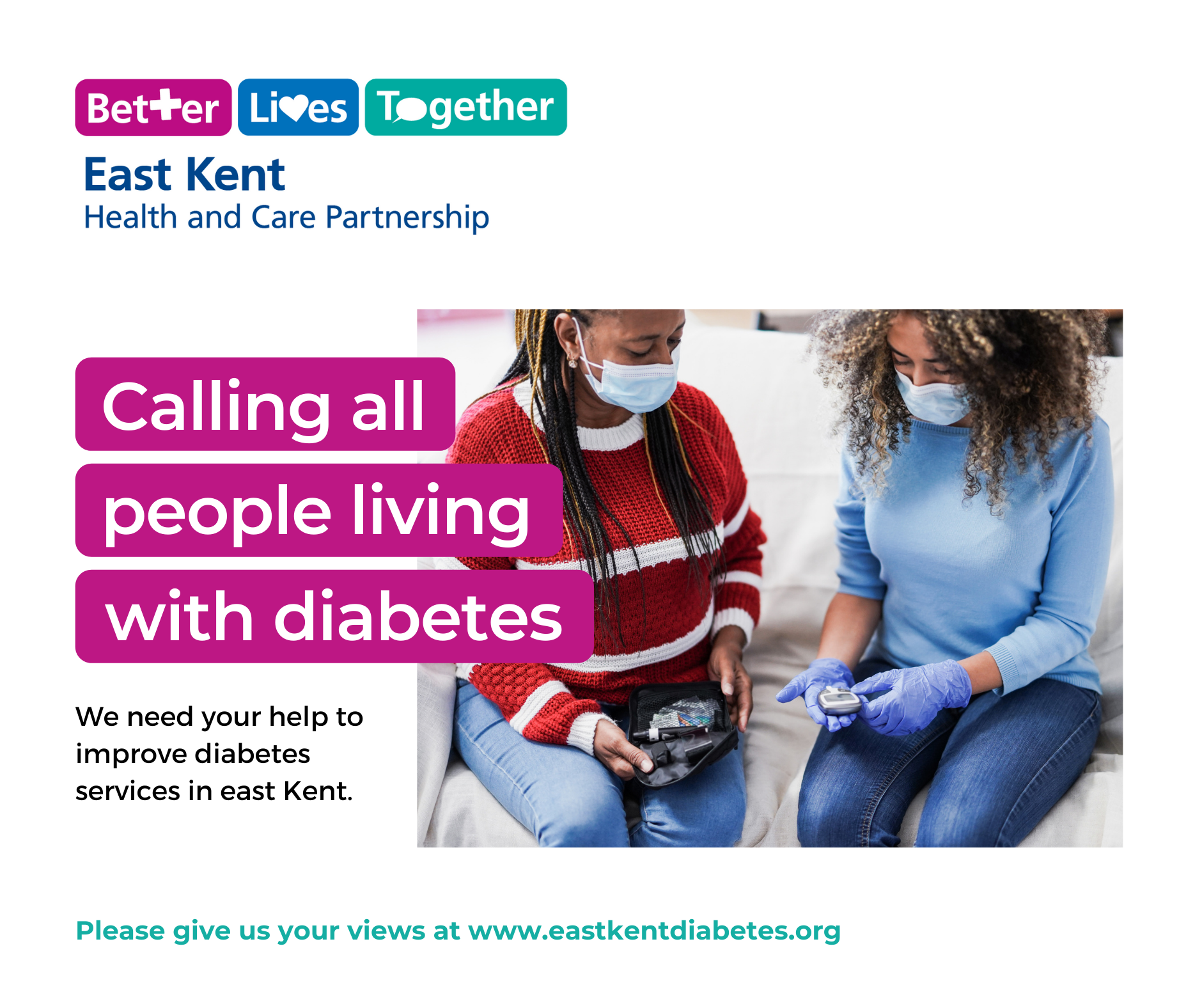 Have your say and help improve diabetes care in east Kent