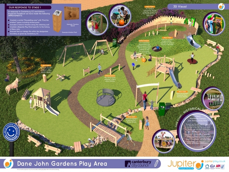 Design options for new Dane John play area published