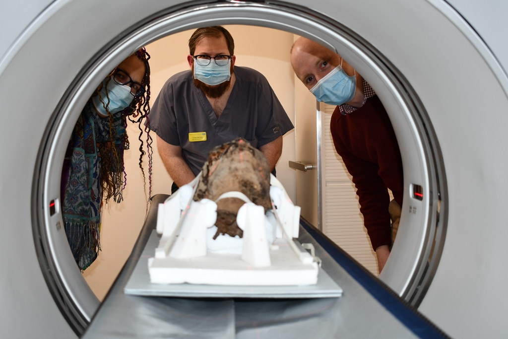 Secrets of thousand-year-old mummified head unearthed by scan