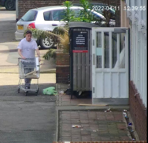 Elizabeth Court flytipping suspect