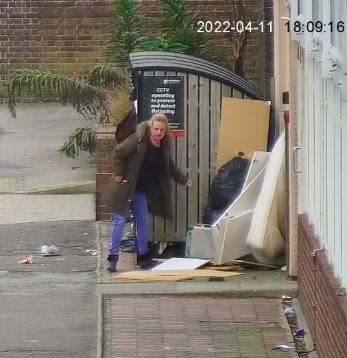 Elizabeth Court flytipping suspect