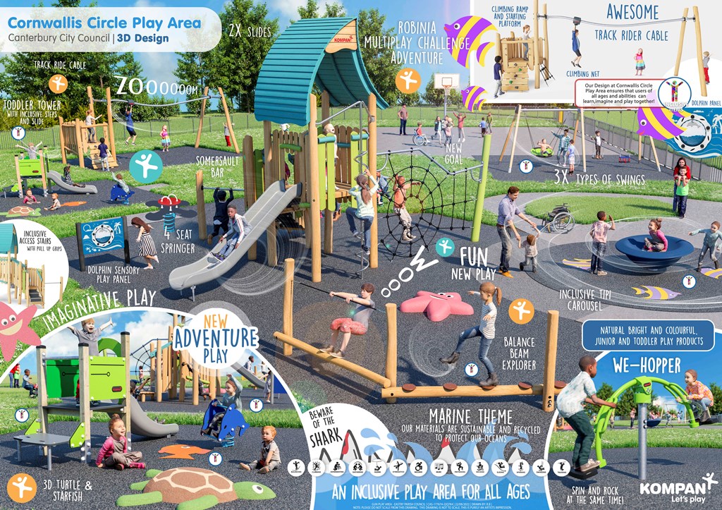 Kompani Cornwallis play area design