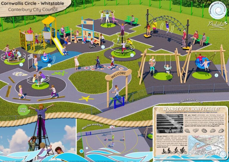 Shortlisted designs for Cornwallis Circle play area - Canterbury Newsroom