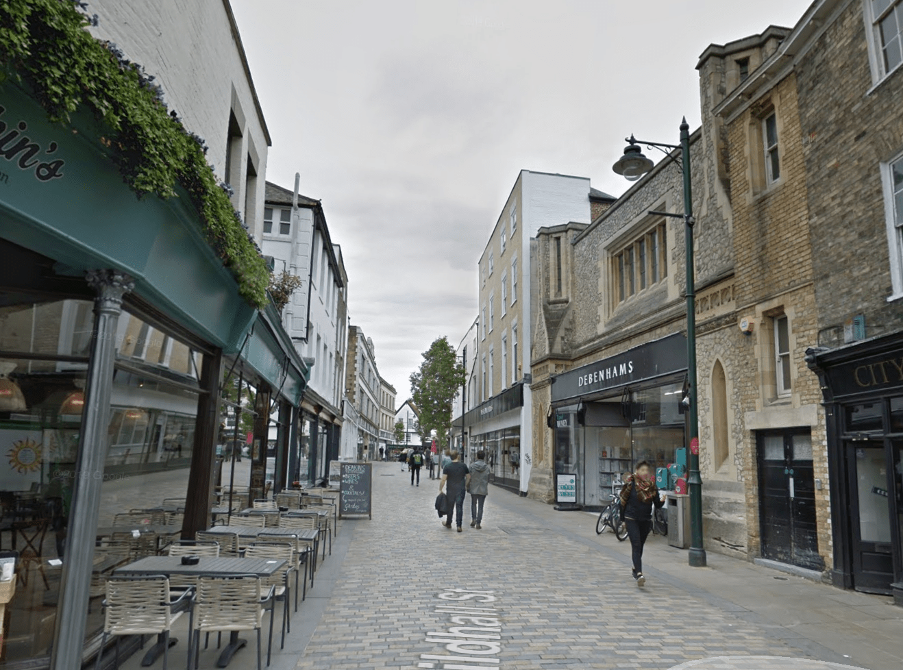 Experimental road closure - Guildhall Street, Canterbury