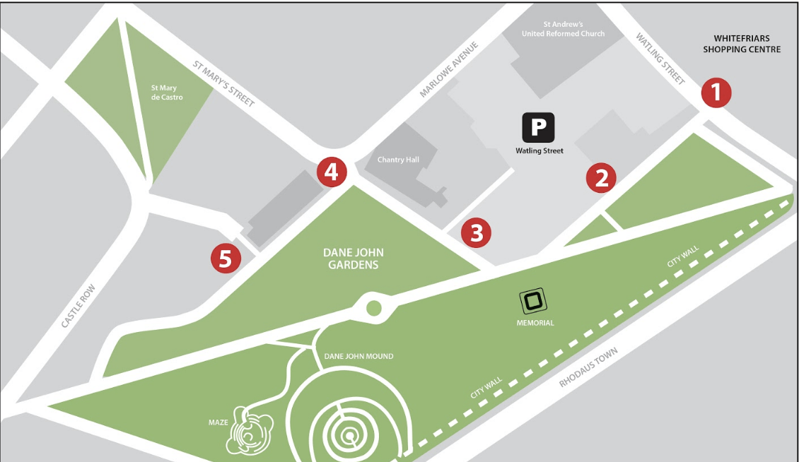 Trial night time closure of Dane John Gardens gates