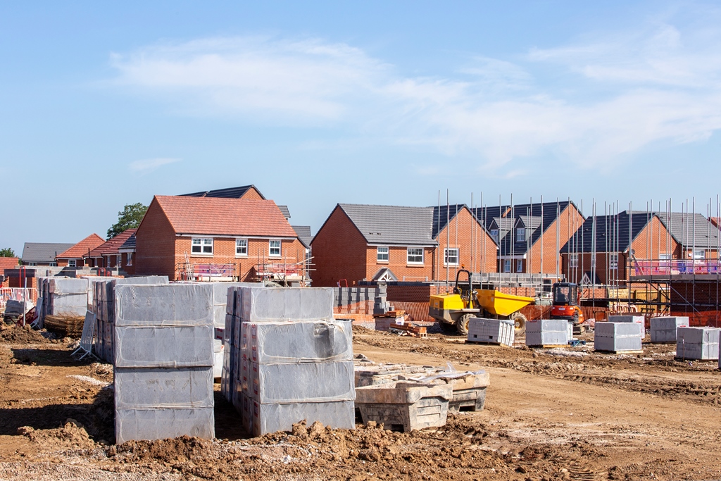 New homes being built