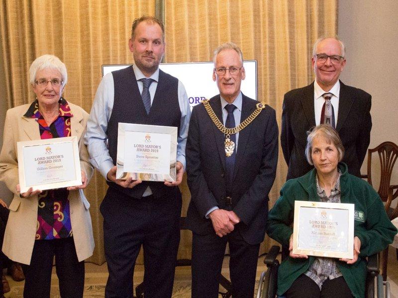 Three special winners of the Lord Mayor's Awards